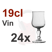 Location de 24 verres à vin 19cl Normandy