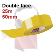 Adhesif Double face fin Extra Fort 50mm longeur 25m