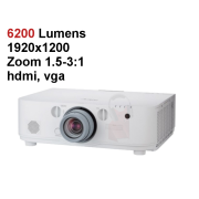 Location d'un vidéoprojecteur NEC 6200 lumens FullHD objectif 1.5-3:1