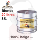 Bière Chouffe Blonde 8%Vol en fut pression de 20 litres