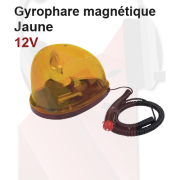 Location gyrophare Jaune 12V 21W magnétique 