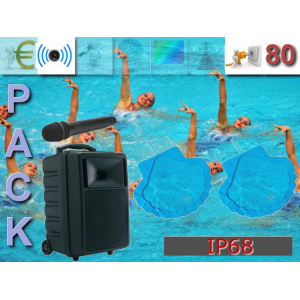 Location Pack Nage Synchronisée - Sonorisation pour piscine et Pool Party