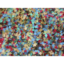 Confettis economiques papier couleur 1Kg 1x1cm