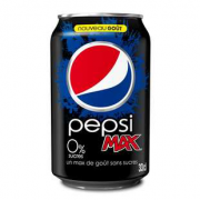 Pepsi Max: 24 canettes de 33cl - Boisson gazeuse aux extraits naturels Sans sucre