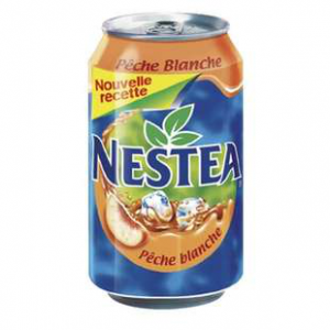 Nestea- 24 canettes de 33cl de boisson au thé aromatisé à la pêche