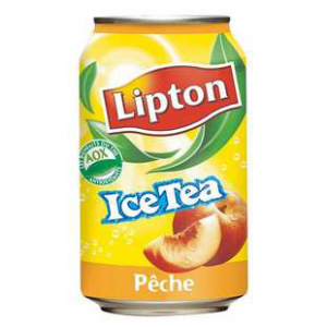Lipton Ice-T: 24 canettes 33cl de boisson au thé aromatisé à la pêche
