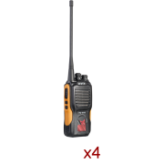 Location Pack 4 talkies-walkies longue portée étanches (UHF-VHF)
